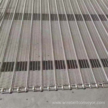Chain Flat Spiral Wire Mesh Weave Conveyor Belt